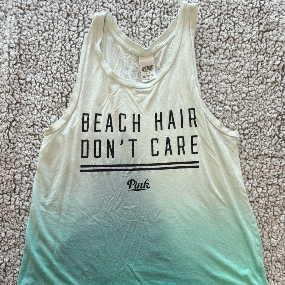 Victoria's Secret PINK Light Green Tee